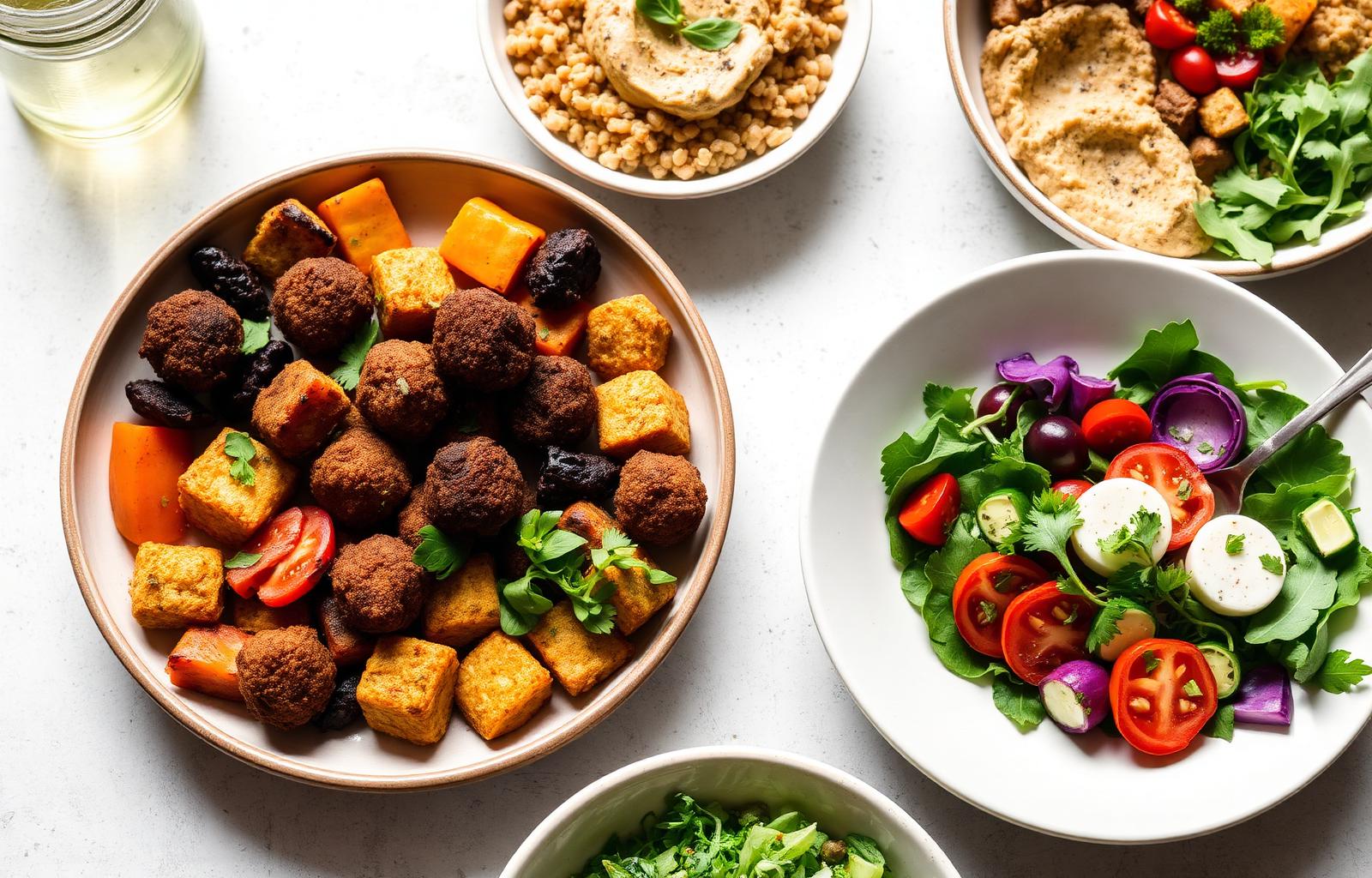 Veganes und vegetarisches Gericht